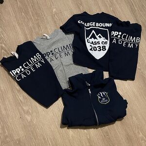 Navy and Gray Kids' uniform bundle KIPP CLIMB ACADEMY SIZE 4